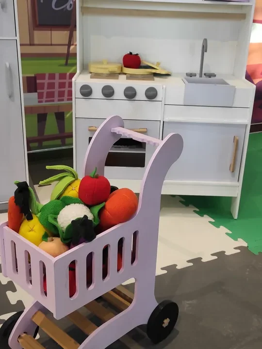 Carro de Supermercado — juguete en madera MDF de Fibro Planet